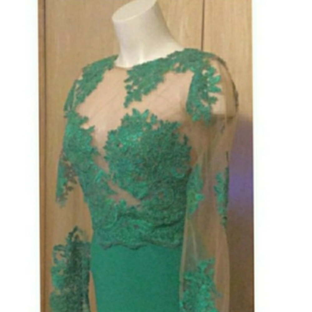 NICOLE BAKTI DARCY LONG SLEEVE OPEN BACK RUCHED GO - Picture 5 of 6